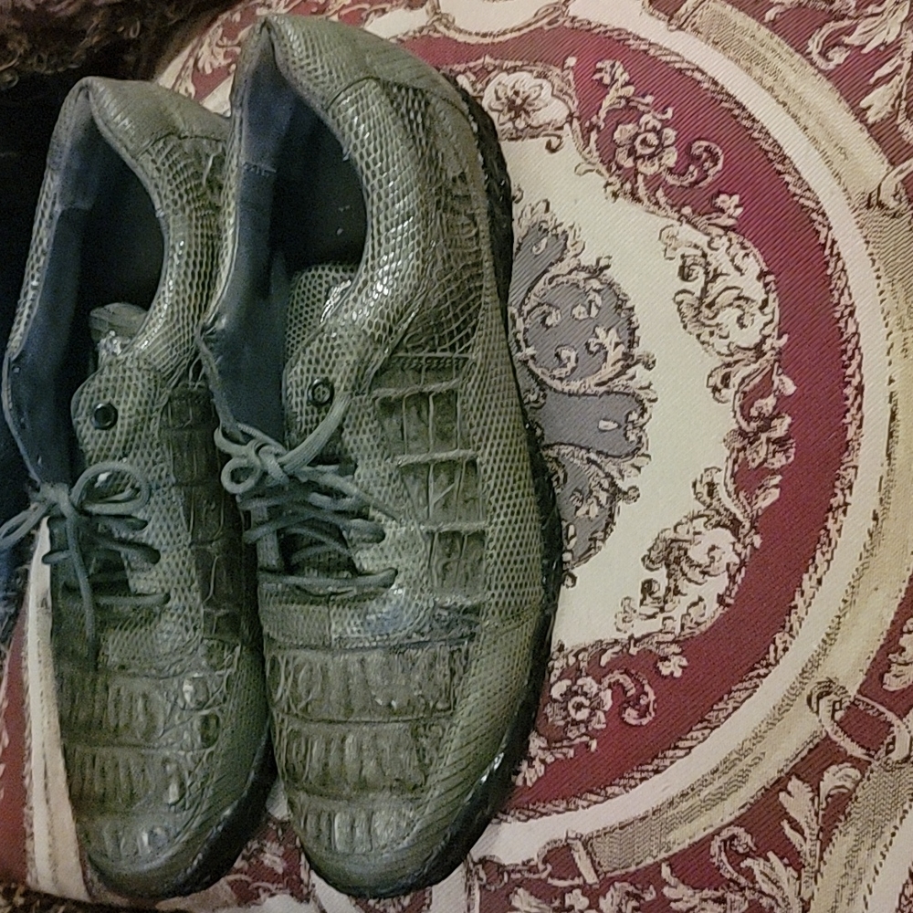 LA Sarpa Alligator and lizard sneakers